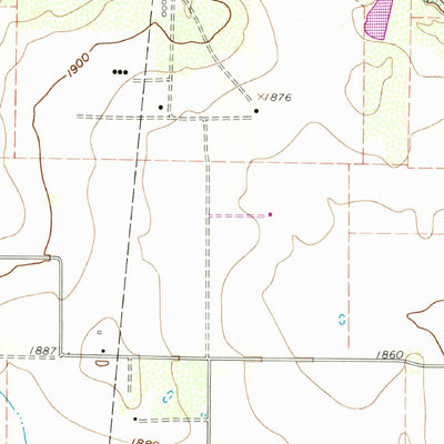 United States Geological Survey Bronte, TX (1961, 24000-Scale) digital map