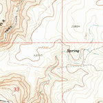 United States Geological Survey Bronx Canyon, OR (1971, 24000-Scale) digital map