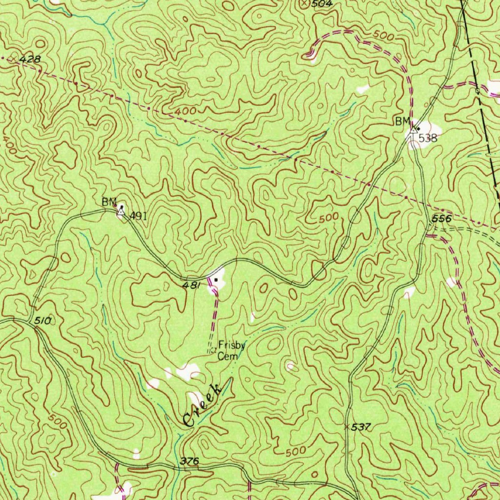 Brookeland, TX (1969, 62500-Scale) Map by United States Geological ...