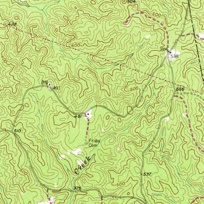 United States Geological Survey Brookeland, TX (1969, 62500-Scale) digital map