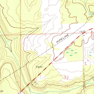United States Geological Survey Brooker, FL (1966, 24000-Scale) digital map