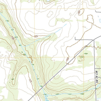United States Geological Survey Brooker, FL (2021, 24000-Scale) digital map