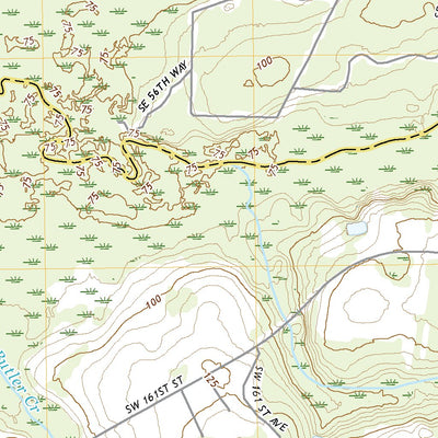 United States Geological Survey Brooker, FL (2021, 24000-Scale) digital map
