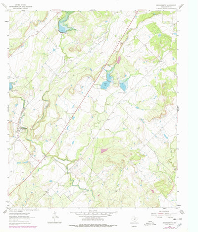 United States Geological Survey Brookesmith, TX (1963, 24000-Scale) digital map