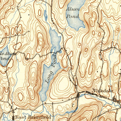 United States Geological Survey Brookfield, MA-CT (1893, 62500-Scale) digital map