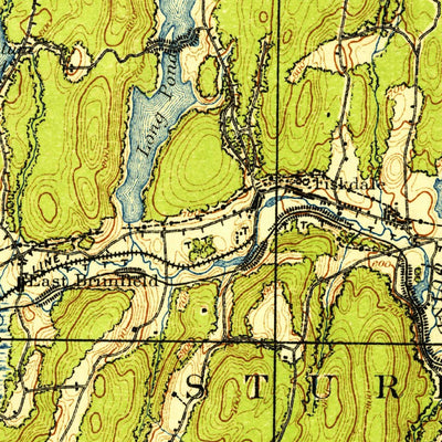 United States Geological Survey Brookfield, MA-CT (1921, 62500-Scale) digital map