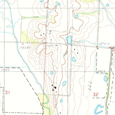 United States Geological Survey Brookfield, MO (1984, 24000-Scale) digital map