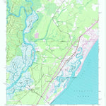 United States Geological Survey Brookgreen, SC (1943, 24000-Scale) digital map