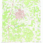 United States Geological Survey Brookhaven, MS (1972, 24000-Scale) digital map