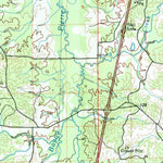 United States Geological Survey Brookhaven, MS (1984, 100000-Scale) digital map