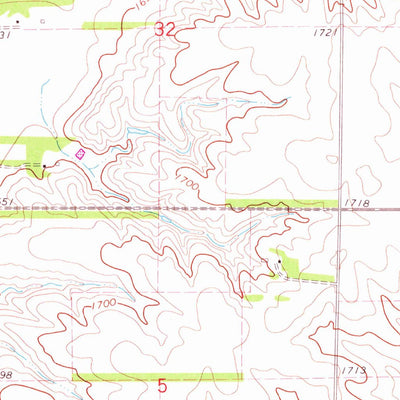 United States Geological Survey Brookings NE, SD (1968, 24000-Scale) digital map