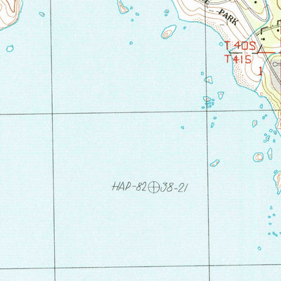 United States Geological Survey Brookings, OR (1986, 24000-Scale) digital map