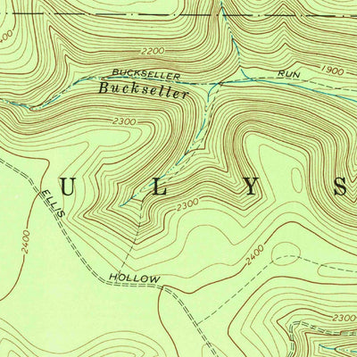 United States Geological Survey Brookland, PA (1969, 24000-Scale) digital map