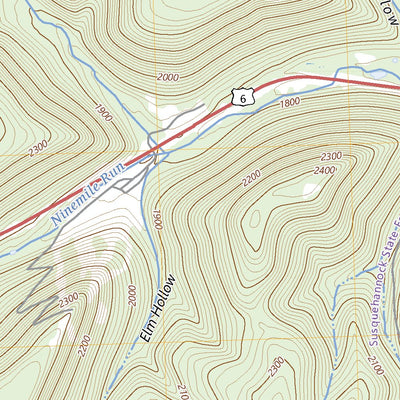 United States Geological Survey Brookland, PA (2023, 24000-Scale) digital map