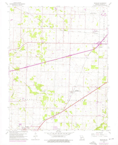 United States Geological Survey Brookline, MO (1960, 24000-Scale) digital map