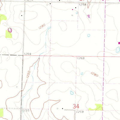 United States Geological Survey Brookline, MO (1960, 24000-Scale) digital map