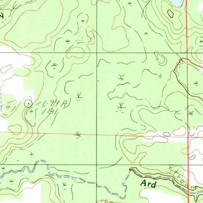 United States Geological Survey Brooklyn, AL (1982, 24000-Scale) digital map