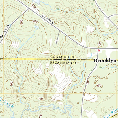 United States Geological Survey Brooklyn, AL (2020, 24000-Scale) digital map