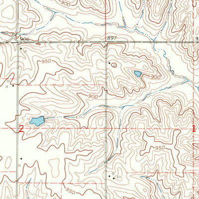 United States Geological Survey Brooklyn, IA (1968, 24000-Scale) digital map