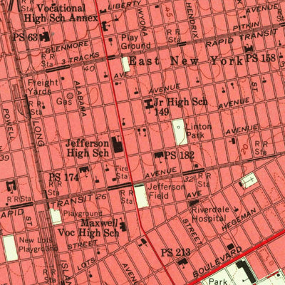 United States Geological Survey Brooklyn, NY (1956, 24000-Scale) digital map