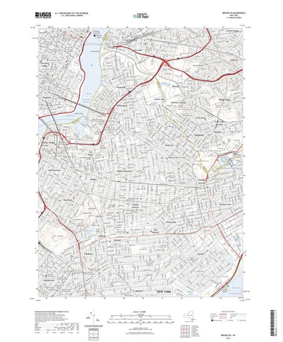 United States Geological Survey Brooklyn, NY (2023, 24000-Scale) digital map
