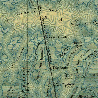 United States Geological Survey Brooklyn, NY-NJ (1898, 62500-Scale) digital map