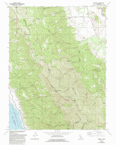 United States Geological Survey Brooks, CA (1959, 24000-Scale) digital map