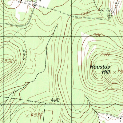 United States Geological Survey Brooks East, ME (1982, 24000-Scale) digital map