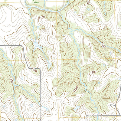 United States Geological Survey Brooks, IA (2022, 24000-Scale) digital map