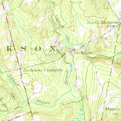 United States Geological Survey Brooks, ME (1955, 62500-Scale) digital map