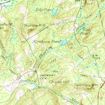 United States Geological Survey Brooks, ME (1955, 62500-Scale) digital map