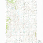 United States Geological Survey Brooks, MT (1985, 24000-Scale) digital map