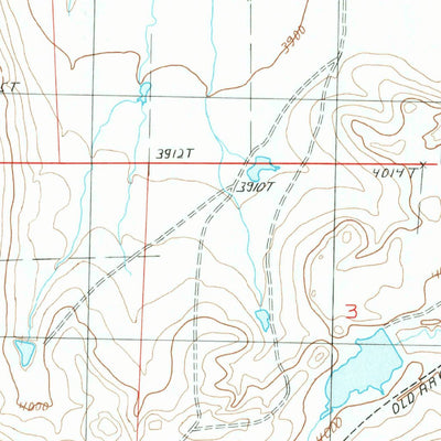 United States Geological Survey Brooks, MT (1985, 24000-Scale) digital map
