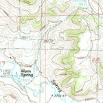 United States Geological Survey Brooks, MT (1985, 24000-Scale) digital map