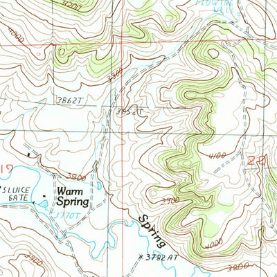 United States Geological Survey Brooks, MT (1985, 24000-Scale) digital map