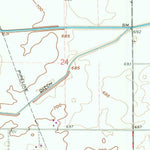 United States Geological Survey Brookston NW, IN (1962, 24000-Scale) digital map