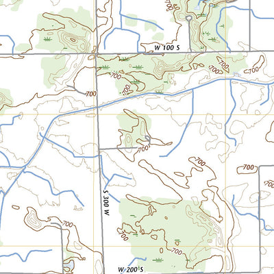 United States Geological Survey Brookston NW, IN (2022, 24000-Scale) digital map