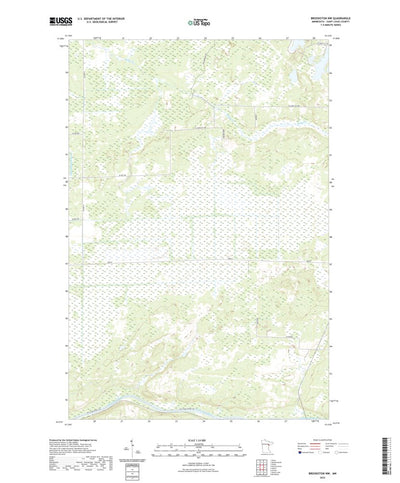 United States Geological Survey Brookston NW, MN (2022, 24000-Scale) digital map