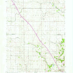 United States Geological Survey Brookston SW, IN (1962, 24000-Scale) digital map