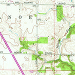 United States Geological Survey Brookston SW, IN (1962, 24000-Scale) digital map