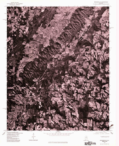 United States Geological Survey Brooksville, AL (1975, 24000-Scale) digital map