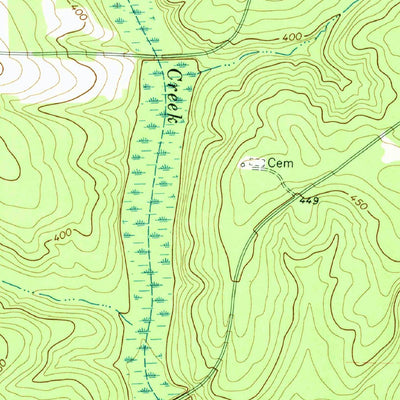 United States Geological Survey Brooksville, GA (1972, 24000-Scale) digital map