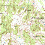 United States Geological Survey Brooksville, OK (1972, 24000-Scale) digital map