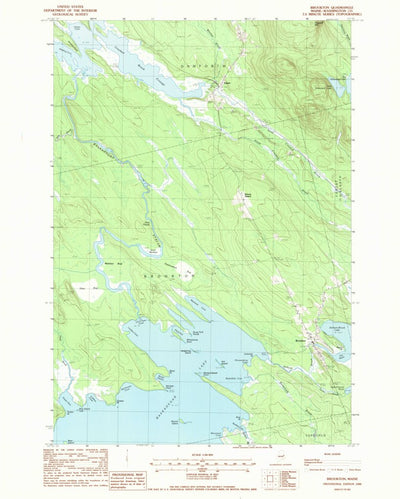 United States Geological Survey Brookton, ME (1988, 24000-Scale) digital map
