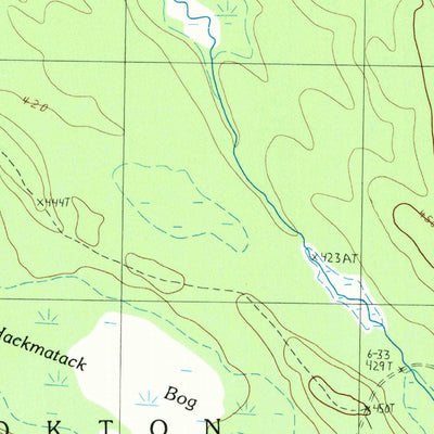 United States Geological Survey Brookton, ME (1988, 24000-Scale) digital map