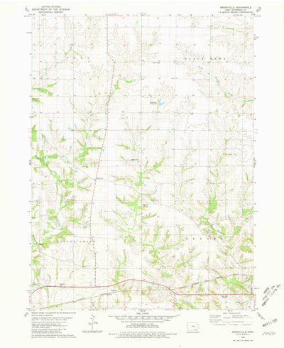 United States Geological Survey Brookville, IA (1980, 24000-Scale) digital map