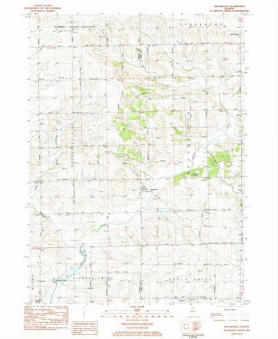 United States Geological Survey Brookville, IL (1983, 24000-Scale) digital map