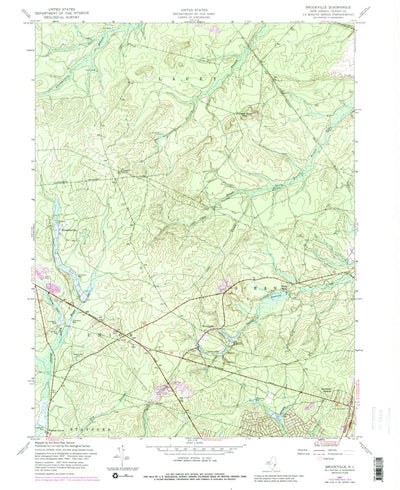 United States Geological Survey Brookville, NJ (1957, 24000-Scale) digital map