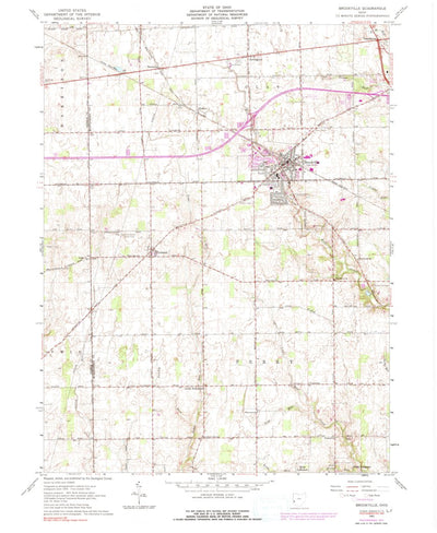 United States Geological Survey Brookville, OH (1961, 24000-Scale) digital map