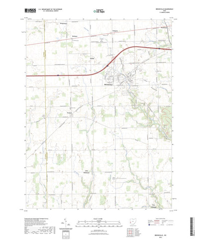 United States Geological Survey Brookville, OH (2023, 24000-Scale) digital map